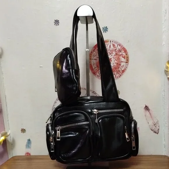 Black Multi Compartment Utility Bag Set - Picture 2 of 7